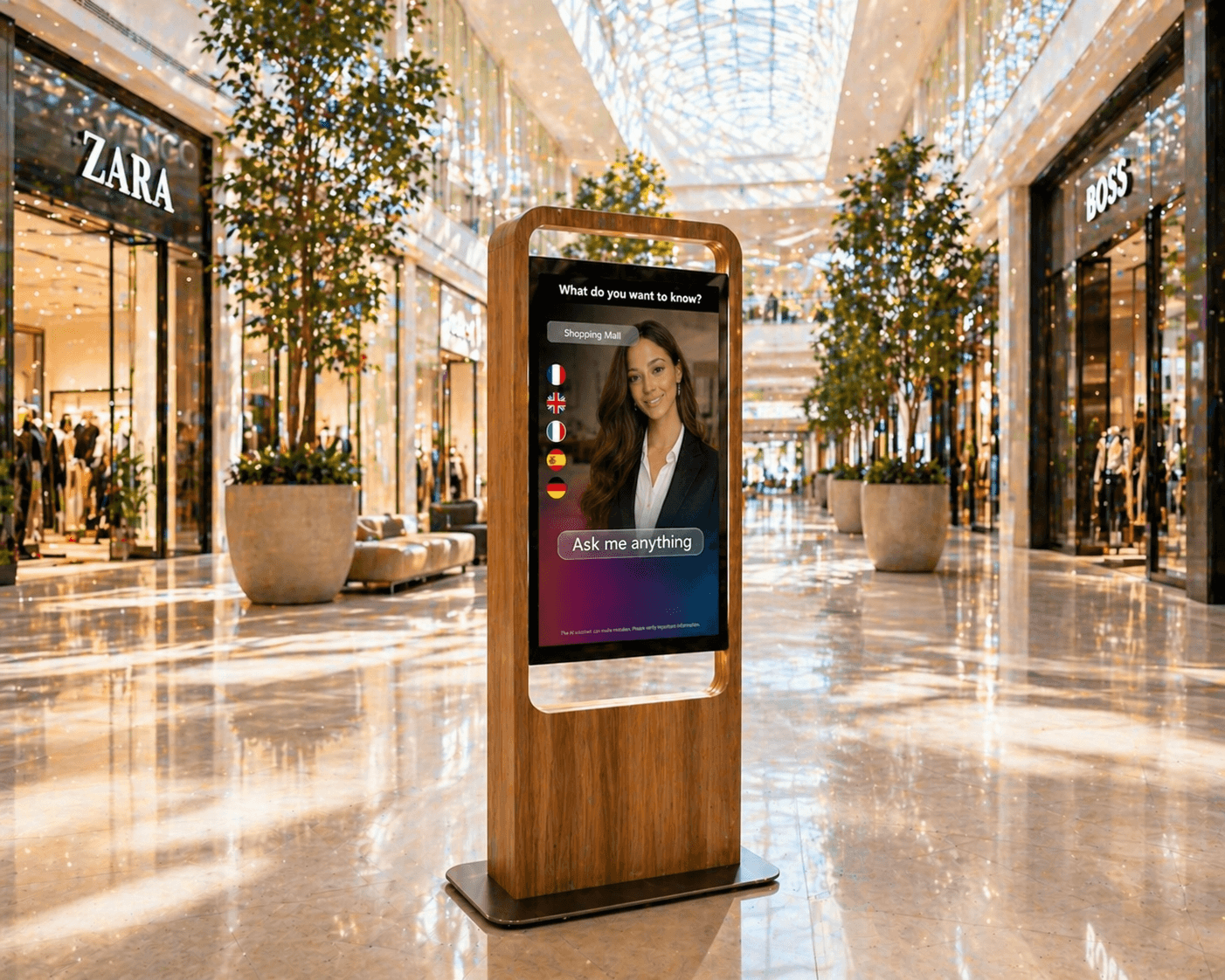 Waar plaats je een AI-avatar op een scherm of kiosk? Praktische gids